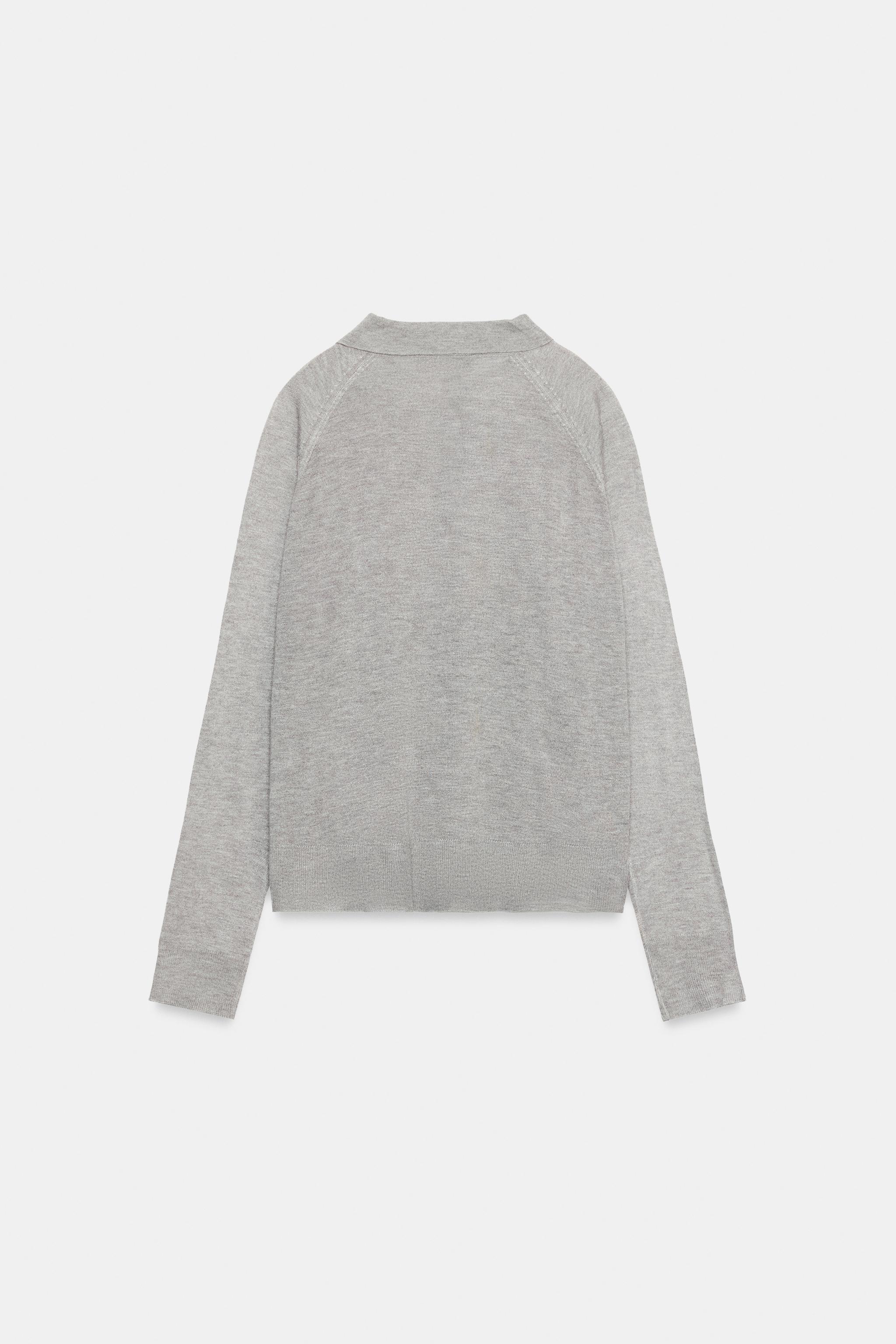 SOLID KNIT POLO JUMPER
